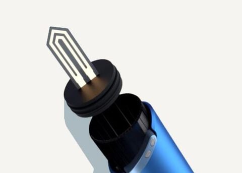 رسم توضيحي لتكنولوجيا التحكم الحراري (HeatControl) المستخدمة في جهاز IQOS