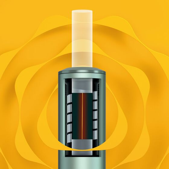An illustration showing induction heating.