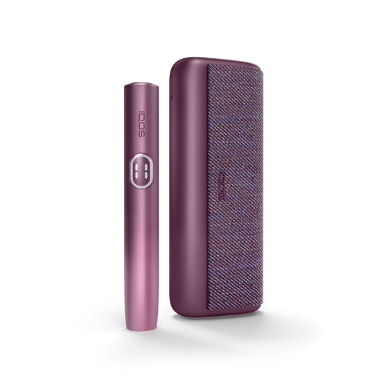 A Jade Green IQOS ILUMA PRIME Pocket Charger and Holder.