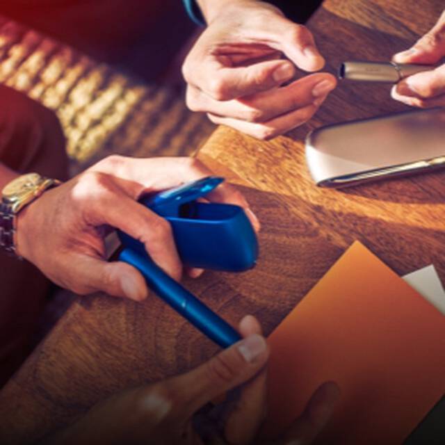 Unlike cigarettes, IQOS has no lit end or second-hand smoke.