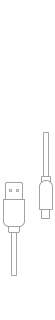 Stylized IQOS Originals DUO device and USB charger to charge it.
