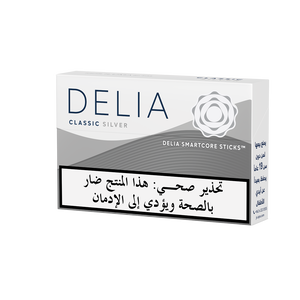 IQOS ILUMA DELIA Classic Silver tobacco sticks package