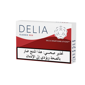 IQOS ILUMA DELIA Classic Red tobacco sticks package