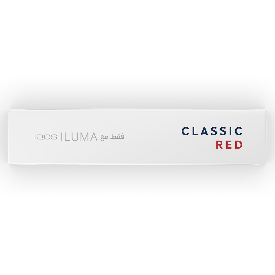 IQOS ILUMA DELIA Classic Red tobacco sticks package