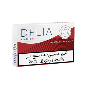 IQOS ILUMA DELIA Classic Red tobacco sticks package