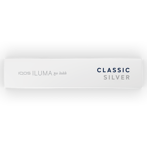 IQOS ILUMA DELIA Classic Silver tobacco sticks package