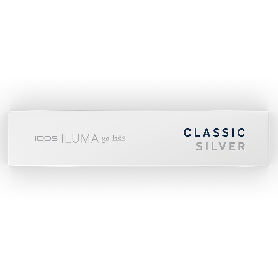 DELIA Classic Silver (10 packs), IQOS ILUMA DELIA Classic Silver tobacco sticks package