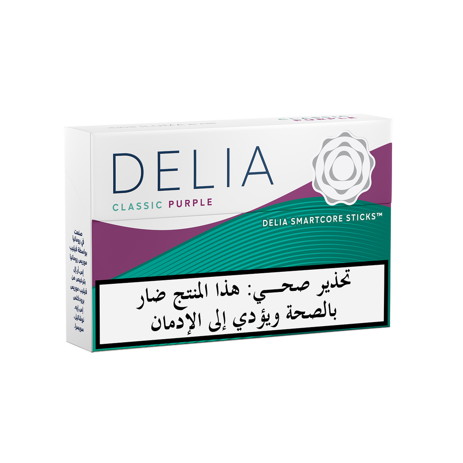 IQOS ILUMA DELIA Classic Purple tobacco sticks package