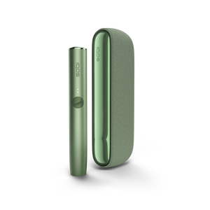 جهاز IQOS ILUMA وشاحن جيب باللون أخضر