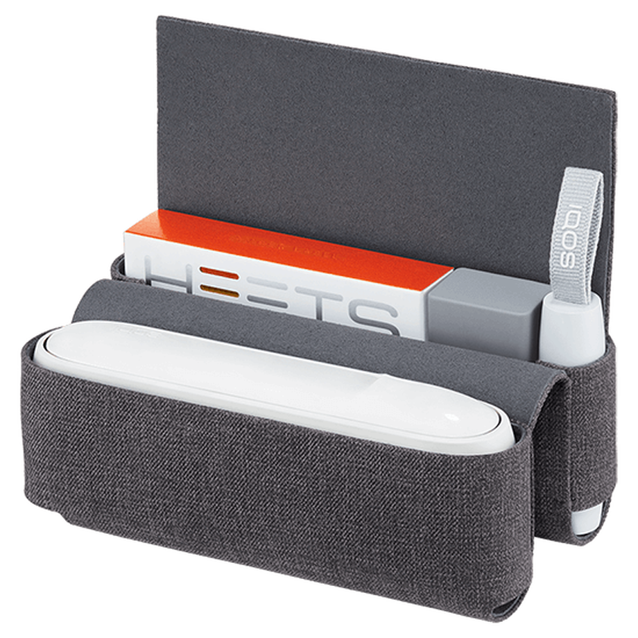 غلاف IQOS 3 DUO قماشي رمادي, رمادي غلاف IQOS 3 DUO قماشي رمادي, رمادي