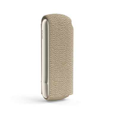 غلاف+ IQOS ILUMA قماش بني, خاكي