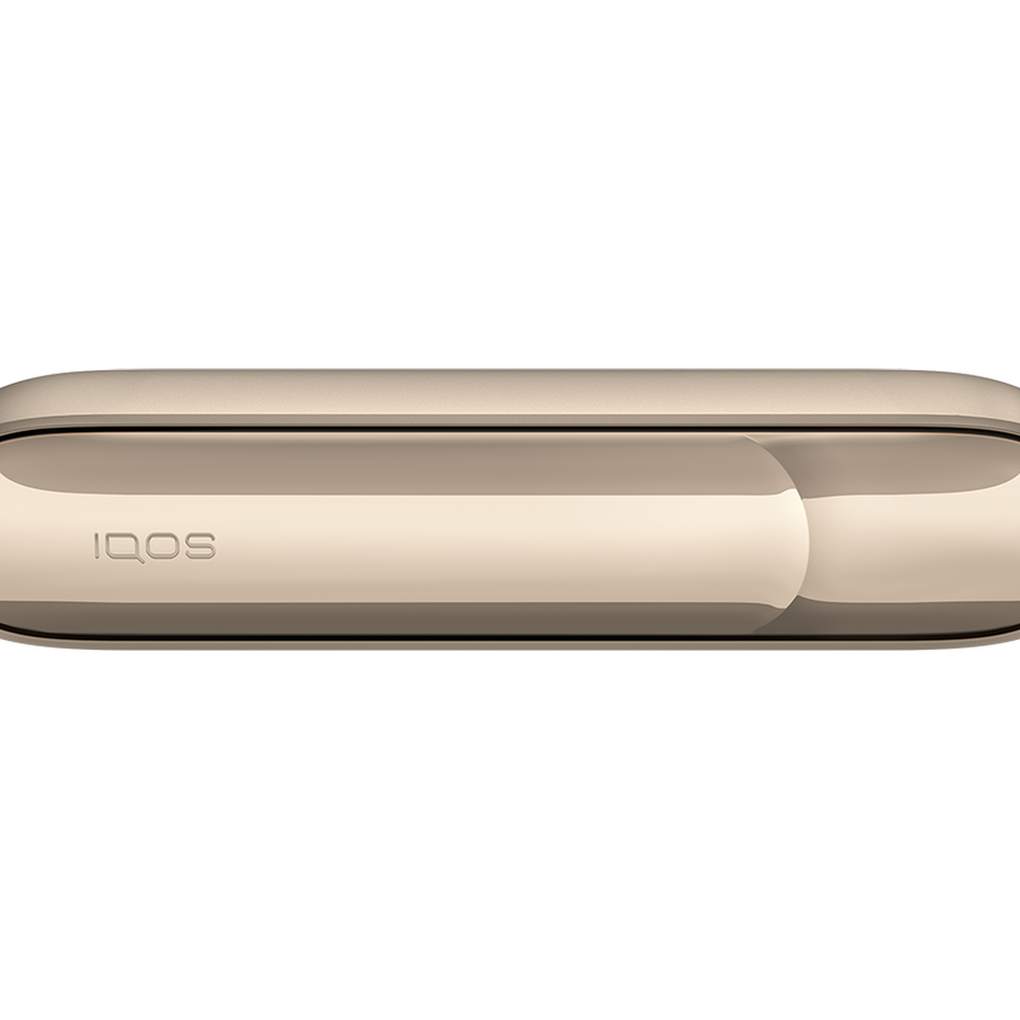 شاحن جيب IQOS 3 DUO ذهبي, ذهبي لامع