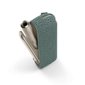 غلاف+ IQOS ILUMA قماش أخضر, أخضر