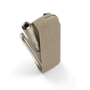 غلاف+ IQOS ILUMA قماش بني, خاكي