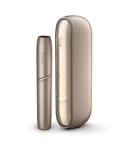 A Golden IQOS and its cover